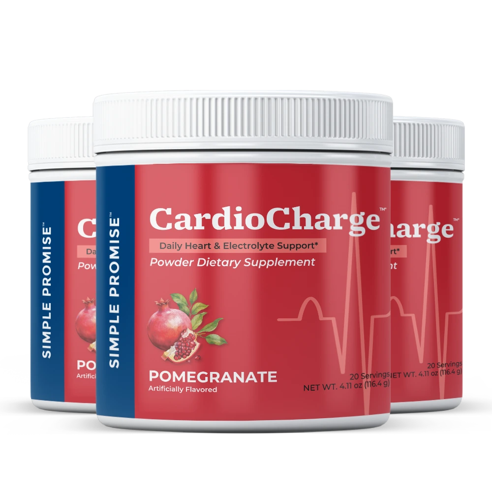Three jars of CardioCharge